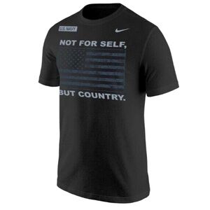 Nike Black Short Sleeve Tee with Patriotic Design